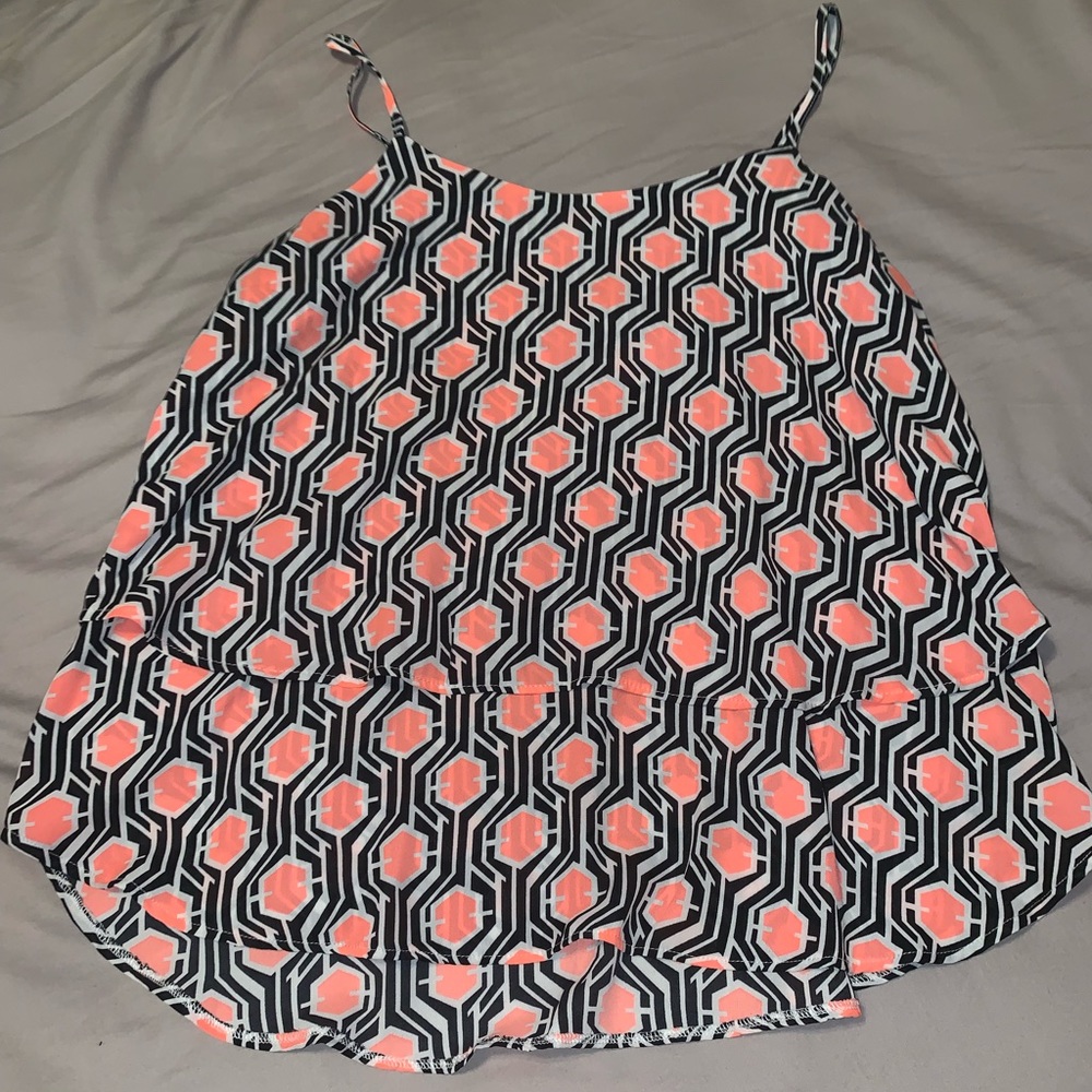 Ruffle tank top